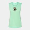 Bella + Canvas - Women's Flowy Scoop Muscle Tank - 8803 Thumbnail