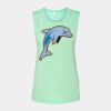 Bella + Canvas - Women's Flowy Scoop Muscle Tank - 8803 Thumbnail