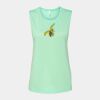 Bella + Canvas - Women's Flowy Scoop Muscle Tank - 8803 Thumbnail