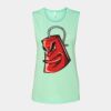Bella + Canvas - Women's Flowy Scoop Muscle Tank - 8803 Thumbnail