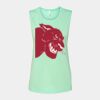 Bella + Canvas - Women's Flowy Scoop Muscle Tank - 8803 Thumbnail