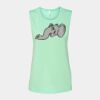 Bella + Canvas - Women's Flowy Scoop Muscle Tank - 8803 Thumbnail
