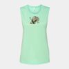 Bella + Canvas - Women's Flowy Scoop Muscle Tank - 8803 Thumbnail