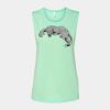 Bella + Canvas - Women's Flowy Scoop Muscle Tank - 8803 Thumbnail