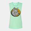 Bella + Canvas - Women's Flowy Scoop Muscle Tank - 8803 Thumbnail