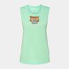 Bella + Canvas - Women's Flowy Scoop Muscle Tank - 8803 Thumbnail