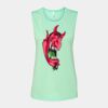 Bella + Canvas - Women's Flowy Scoop Muscle Tank - 8803 Thumbnail