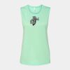 Bella + Canvas - Women's Flowy Scoop Muscle Tank - 8803 Thumbnail