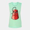 Bella + Canvas - Women's Flowy Scoop Muscle Tank - 8803 Thumbnail