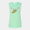Bella + Canvas - Women's Flowy Scoop Muscle Tank - 8803 Thumbnail