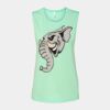Bella + Canvas - Women's Flowy Scoop Muscle Tank - 8803 Thumbnail