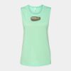 Bella + Canvas - Women's Flowy Scoop Muscle Tank - 8803 Thumbnail
