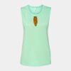 Bella + Canvas - Women's Flowy Scoop Muscle Tank - 8803 Thumbnail