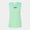 Bella + Canvas - Women's Flowy Scoop Muscle Tank - 8803 Thumbnail