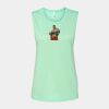 Bella + Canvas - Women's Flowy Scoop Muscle Tank - 8803 Thumbnail