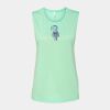 Bella + Canvas - Women's Flowy Scoop Muscle Tank - 8803 Thumbnail