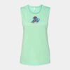 Bella + Canvas - Women's Flowy Scoop Muscle Tank - 8803 Thumbnail
