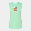 Bella + Canvas - Women's Flowy Scoop Muscle Tank - 8803 Thumbnail
