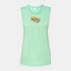 Bella + Canvas - Women's Flowy Scoop Muscle Tank - 8803 Thumbnail