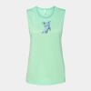 Bella + Canvas - Women's Flowy Scoop Muscle Tank - 8803 Thumbnail
