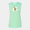 Bella + Canvas - Women's Flowy Scoop Muscle Tank - 8803 Thumbnail