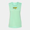 Bella + Canvas - Women's Flowy Scoop Muscle Tank - 8803 Thumbnail