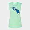 Bella + Canvas - Women's Flowy Scoop Muscle Tank - 8803 Thumbnail