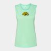 Bella + Canvas - Women's Flowy Scoop Muscle Tank - 8803 Thumbnail