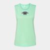 Bella + Canvas - Women's Flowy Scoop Muscle Tank - 8803 Thumbnail