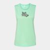 Bella + Canvas - Women's Flowy Scoop Muscle Tank - 8803 Thumbnail