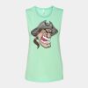 Bella + Canvas - Women's Flowy Scoop Muscle Tank - 8803 Thumbnail