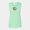 Bella + Canvas - Women's Flowy Scoop Muscle Tank - 8803 Thumbnail