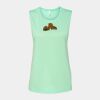 Bella + Canvas - Women's Flowy Scoop Muscle Tank - 8803 Thumbnail