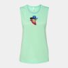 Bella + Canvas - Women's Flowy Scoop Muscle Tank - 8803 Thumbnail