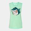 Bella + Canvas - Women's Flowy Scoop Muscle Tank - 8803 Thumbnail