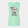 Bella + Canvas - Women's Flowy Scoop Muscle Tank - 8803 Thumbnail
