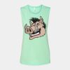 Bella + Canvas - Women's Flowy Scoop Muscle Tank - 8803 Thumbnail