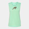 Bella + Canvas - Women's Flowy Scoop Muscle Tank - 8803 Thumbnail