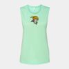 Bella + Canvas - Women's Flowy Scoop Muscle Tank - 8803 Thumbnail
