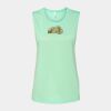 Bella + Canvas - Women's Flowy Scoop Muscle Tank - 8803 Thumbnail