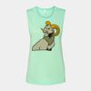 Bella + Canvas - Women's Flowy Scoop Muscle Tank - 8803 Thumbnail