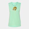 Bella + Canvas - Women's Flowy Scoop Muscle Tank - 8803 Thumbnail