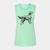 Bella + Canvas - Women's Flowy Scoop Muscle Tank - 8803 Thumbnail