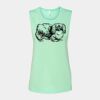 Bella + Canvas - Women's Flowy Scoop Muscle Tank - 8803 Thumbnail