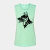 Bella + Canvas - Women's Flowy Scoop Muscle Tank - 8803 Thumbnail