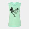 Bella + Canvas - Women's Flowy Scoop Muscle Tank - 8803 Thumbnail
