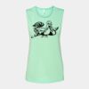 Bella + Canvas - Women's Flowy Scoop Muscle Tank - 8803 Thumbnail