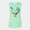 Bella + Canvas - Women's Flowy Scoop Muscle Tank - 8803 Thumbnail