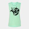Bella + Canvas - Women's Flowy Scoop Muscle Tank - 8803 Thumbnail