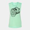 Bella + Canvas - Women's Flowy Scoop Muscle Tank - 8803 Thumbnail